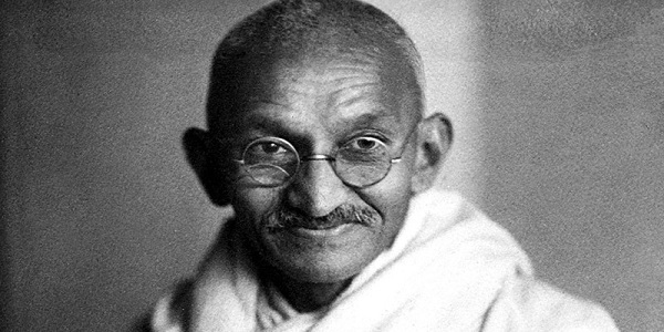 Now protesters put bull's-eye on … Gandhi! 1