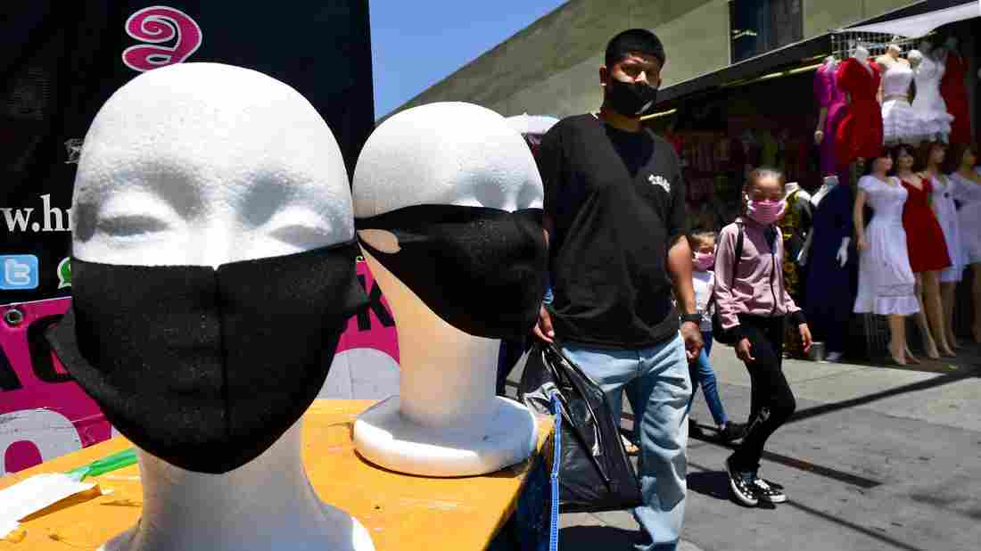 More States Require Masks In Public As COVID-19 Spreads, But
Enforcement Lags 1