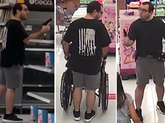 Man arrested after pulling gun during mask argument at
Florida Walmart 1