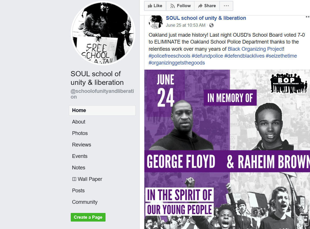 Government-Funded Youth Groups, Foster Care Providers
Agitate For George Floyd 1