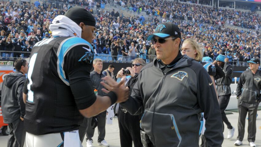 What Cam Newton's former coach had to say after Newton
signed with the Patriots 1