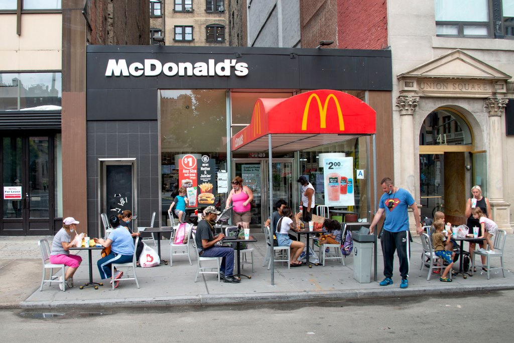 McDonald’s and Chipotle will require customers to wear masks
as Covid-19 cases surge 1