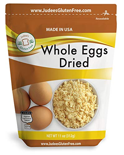 Judee's Whole Egg Powder (11 oz)(Non-GMO, Pasteurized, Made in USA, 1 Ingredient no additives, Produced from the Freshest of Eggs)