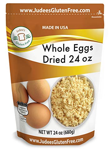 Judee's Whole Egg Powder (24 OZ -1.5 lb) (Non-GMO, Pasteurized, USA Made, 1 Ingredient, Produced from the Freshest of Eggs)(50 lb Bulk Size Available)