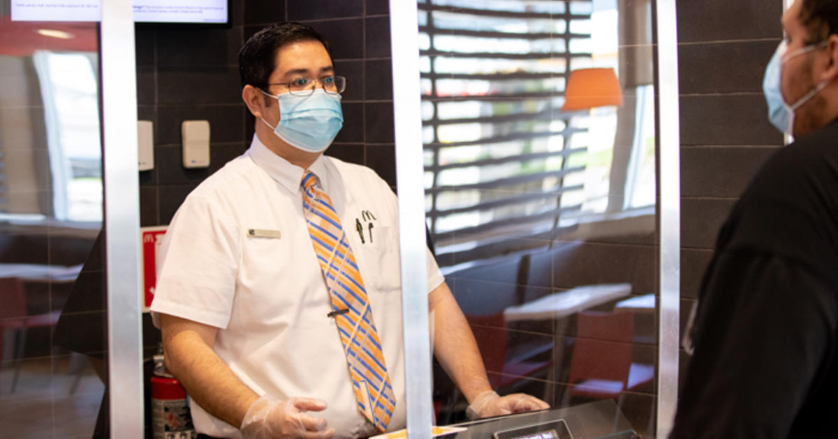 McDonald's mandates face masks at its 14,000 U.S.
restaurants 1