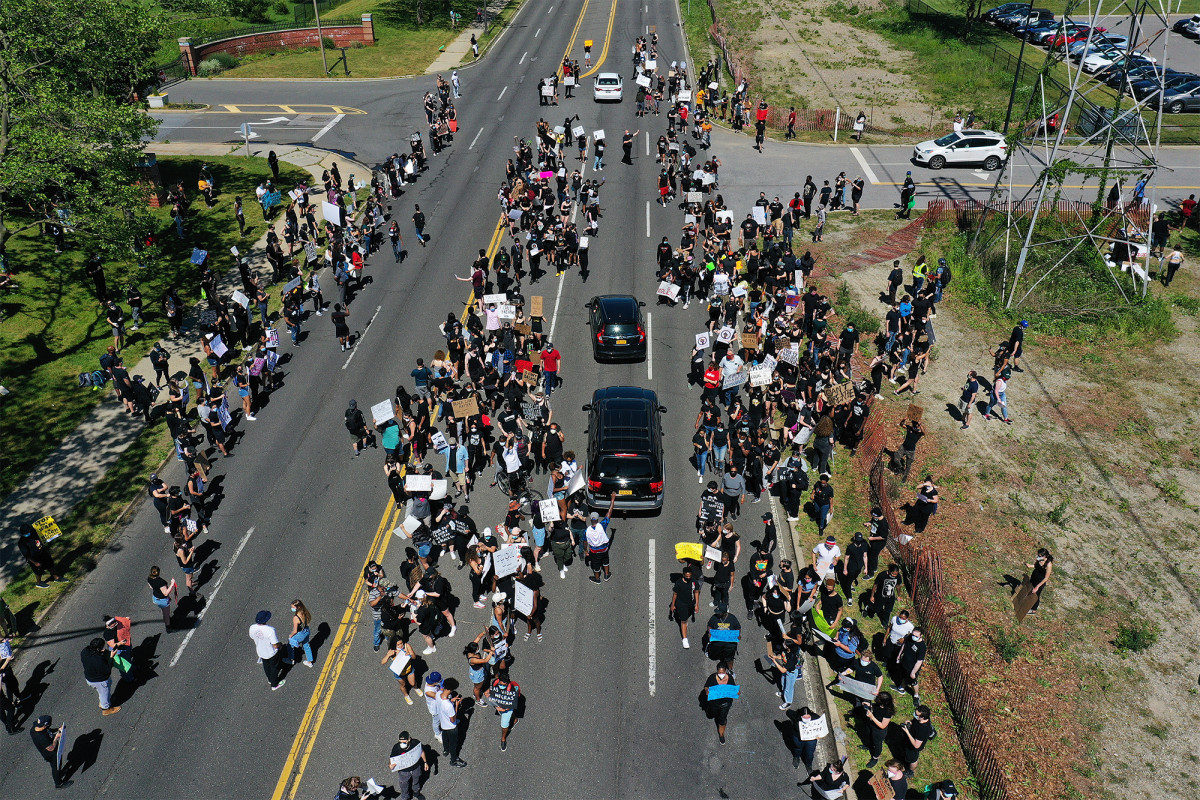 Protester who claimed to be struck by car at BLM march
charged with filing false report 1