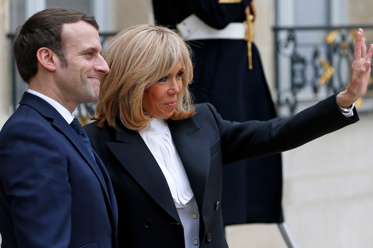 French president Macron, wife confronted by maskless
protesters on Bastille Day 1