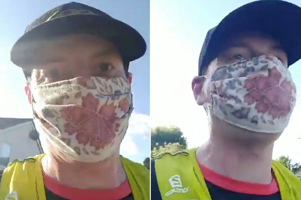 UK doctor ran 22 miles with face mask to debunk this
myth 1