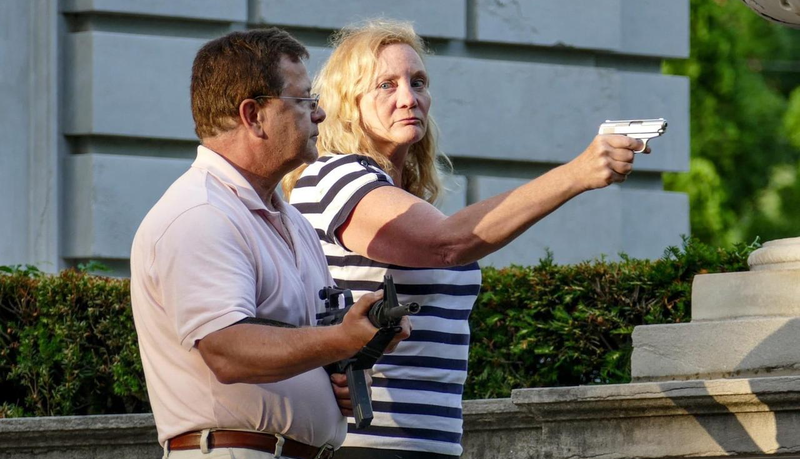 Cops Raid Mansion Of St. Louis Couple Who Defended Home From
Protesters, Confiscate AR-15 1