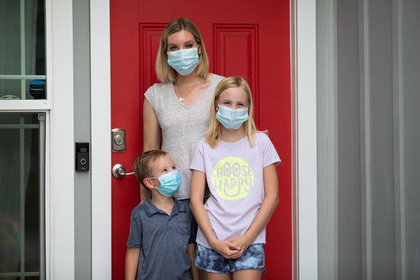 As Coronavirus Cases Surge, Families Struggle to Draw
Boundaries 1