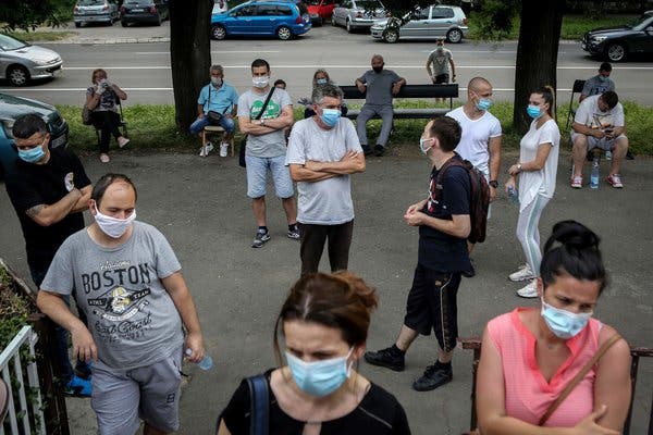 Serbia Protests Meet Violent Response in Europe’s 1st Major
Virus Unrest 1