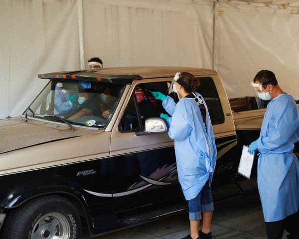Coronavirus Live Updates: Trump Wears Mask Publicly for
First Time 1
