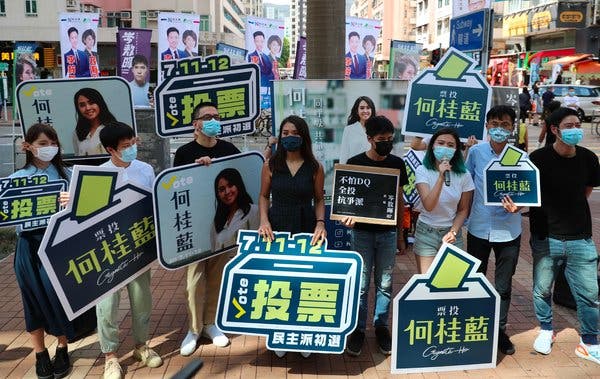 Hong Kong’s Protesters Defy Security Law Threats in Primary
Election 1 Hong Kong’s Protesters Defy Security Law Threats in Primary
Election 1