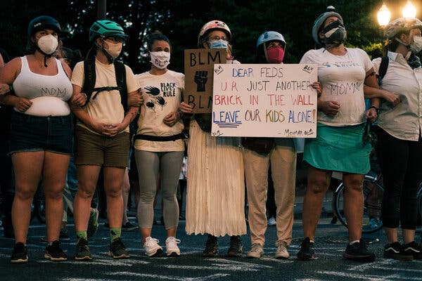 From Antifa to Mothers in Helmets, Diverse Elements Fuel
Portland Protests 1
