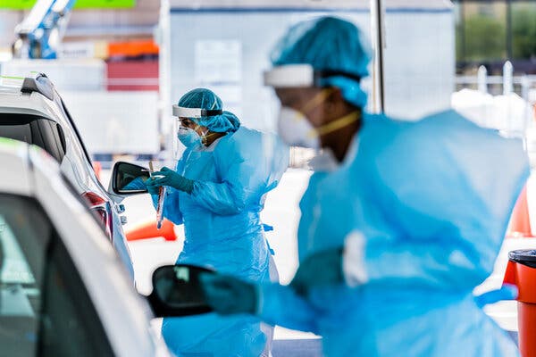 Trump’s Coronavirus Testing Chief Concedes a Lag in Test
Results 1
