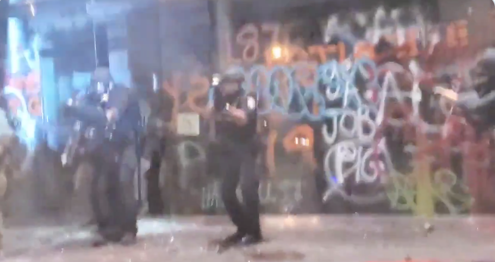 Mob Riots for Several Hours in Portland, Ore.; Attacks
Police, Then Blames Them 1