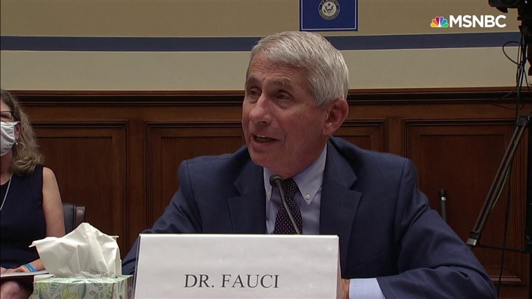 Fauci 'cautiously optimistic' coronavirus vaccine could
prove effective by 'late fall or early winter' 1 Fauci 'cautiously optimistic' coronavirus vaccine could
prove effective by 'late fall or early winter' 1