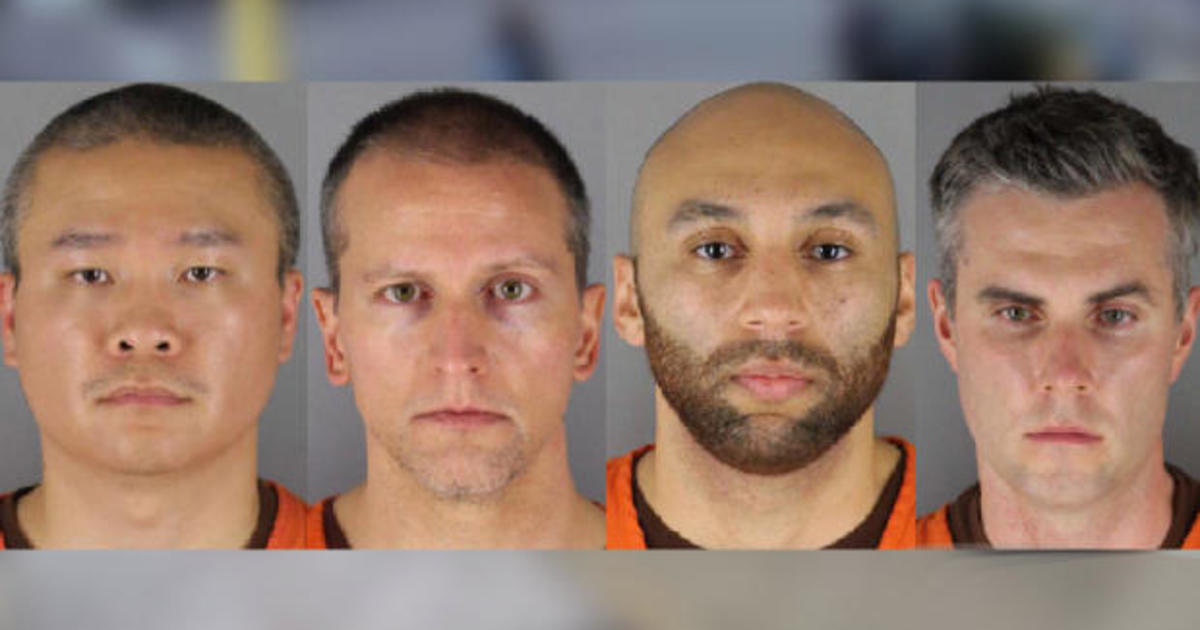Three officers charged in George Floyd's death are now out
on bail 1