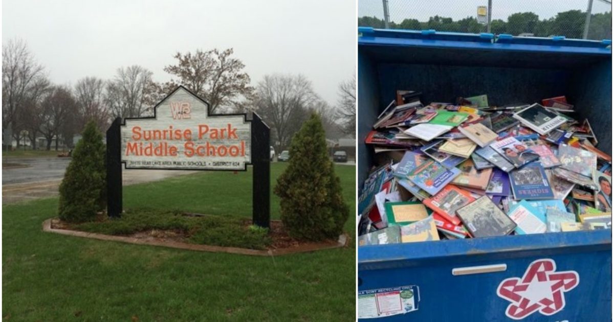 Minnesota Middle School Tosses Hundreds of Classic Books in
the Dumpster, Citing COVID-19 Concerns 1