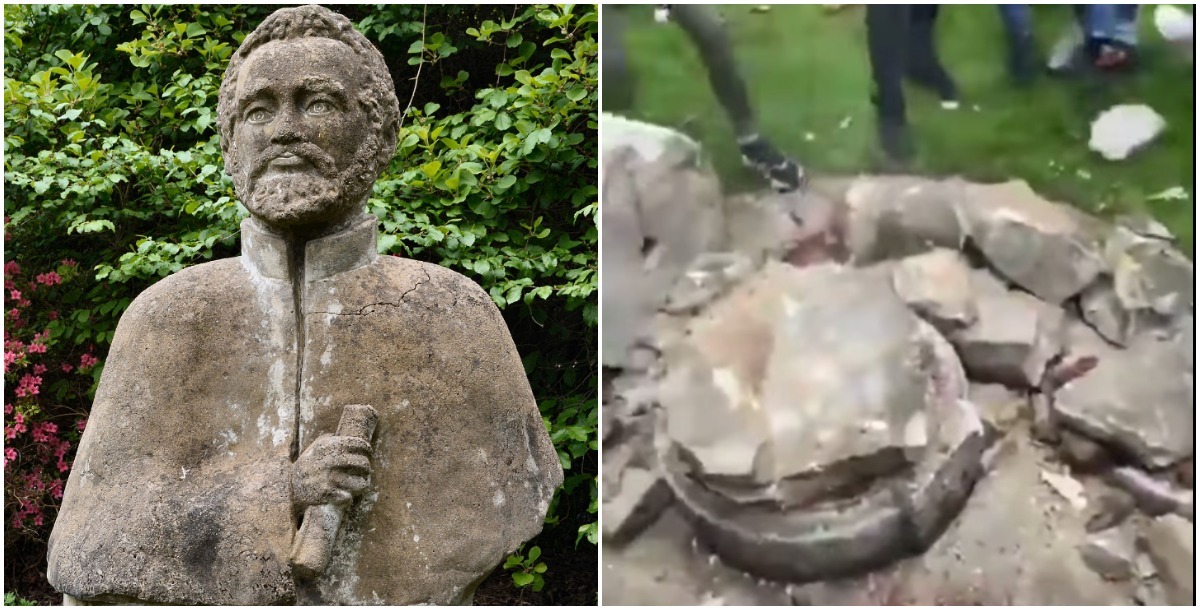 VIDEO: UK Black Rioters Tear Down Statue Of African Icon
Haile Selassie 1