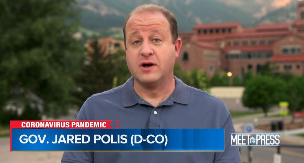 Gov. Jared Polis blames private labs for slow COVID-19
results: “The national testing scene is a complete
disgrace” 1