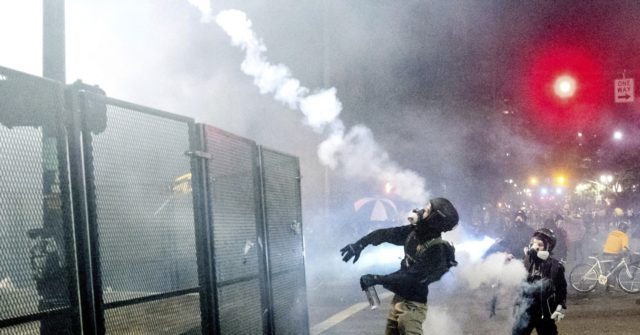 AG Barr: Portland Protesters Using 'Knives, Rifles, and
Explosive Devices' 1