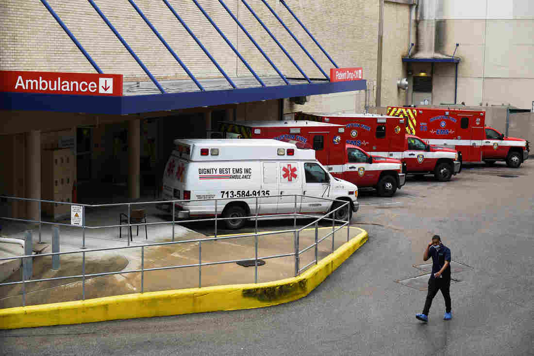 'Each Day It's More And More': Houston Hospital Makes Room
For COVID-19 Surge Cases 1