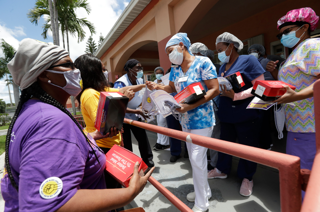 Coronavirus outbreak surging in Florida nursing
homes 1