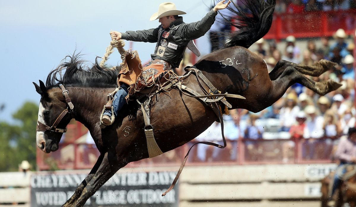 North Star Stampede Rodeo in Effie, Minnesota, draws
thousands in defiance of coronavirus orders 1