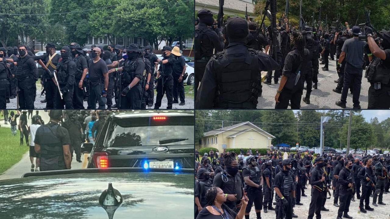 "We're In Your House. Let's Go." - Black Armed Protesters
Challenge White Militia At Confederate Monument 1