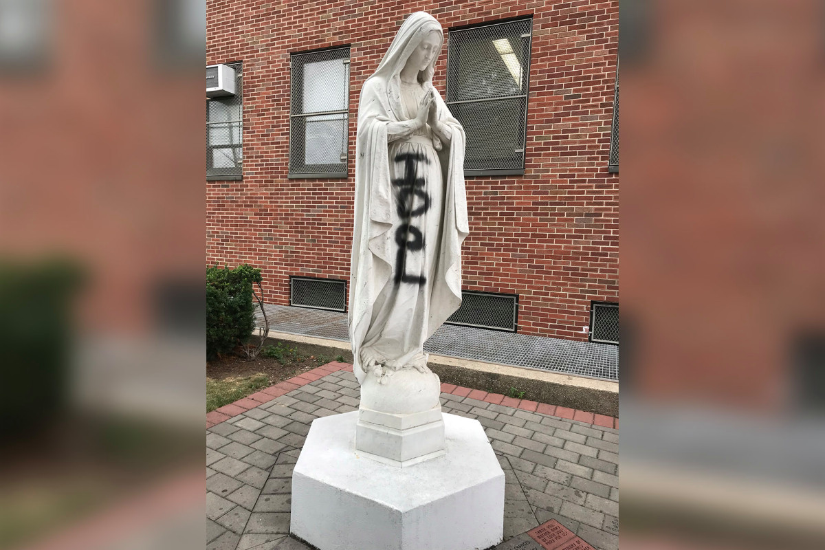When they’re going after the Virgin Mary, you know protest
has turned to madness 1