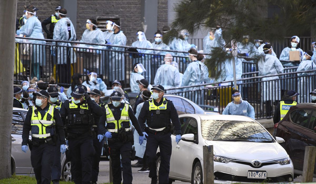 Australia isolates virus-prone state, Serbs oppose
lockdown 1