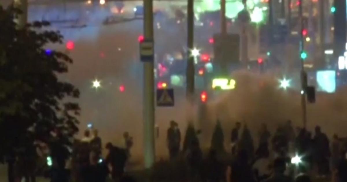 Protests held in Belarus amid claims president rigged
election 1