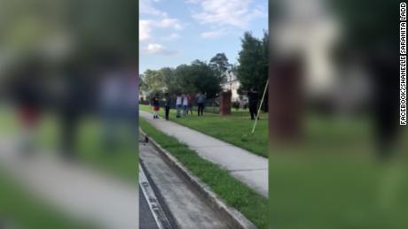 When three teens were allegedly threatened by an armed man,
the responding officers turned their guns on them, mother
says 1