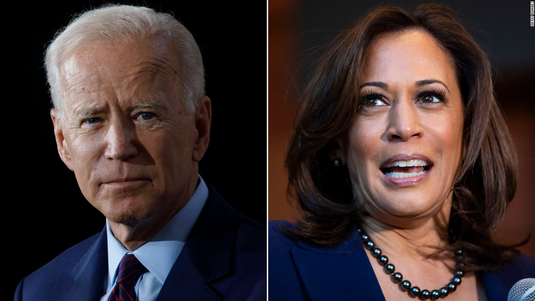 In her first campaign event with Joe Biden, Kamala Harris
lays blame for the state of the Covid-19 pandemic in the US at
Trump's feet 1