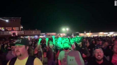 A person with Covid-19 may have exposed others at a bar
during Sturgis motorcycle rally 1