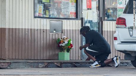 Police clash with protesters after fatally shooting Black
man 1