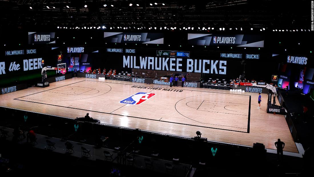 NBA players decided to sit out of today's playoff game in a
historic protest after the police shooting of Jacob Blake in
Wisconsin 1