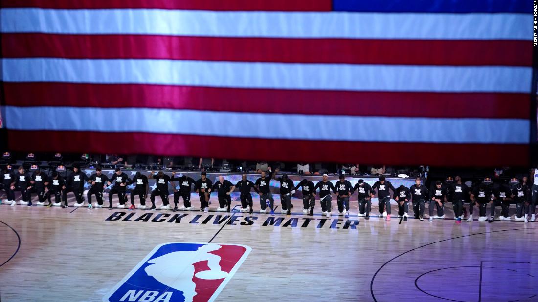 Sports world throws support behind the protest movement
calling for change 1