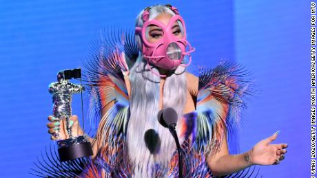 Lady Gaga's masks were the real winner of the MTV
VMAs 1