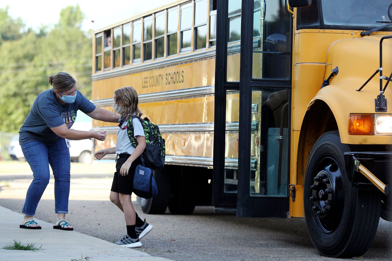 Growing number of voters oppose Trump demand to fully reopen
schools 1