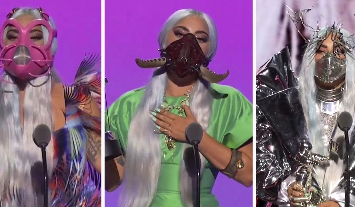 Gaga’s masks, Weeknd’s advocacy and more top VMAs
moments 1