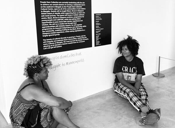 Black Artists Look Beyond ‘Protest Art’ at British
Shows 1