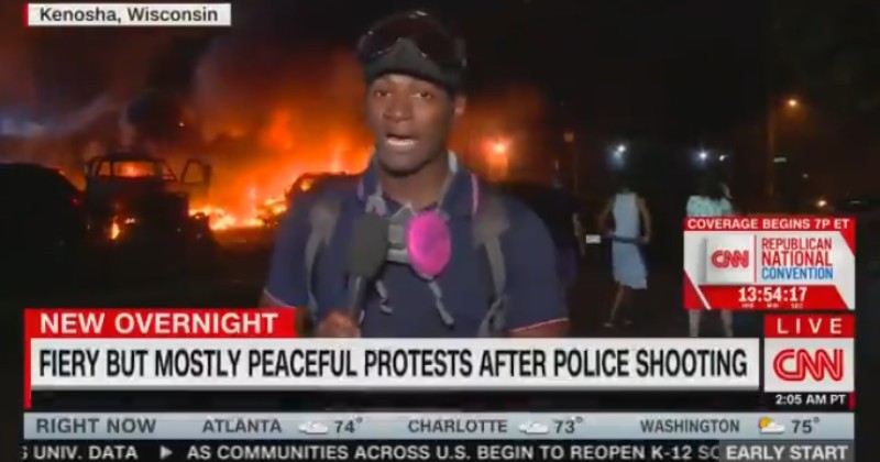 CNN Describes “Mostly Peaceful” Riots as Kenosha
Burns 1