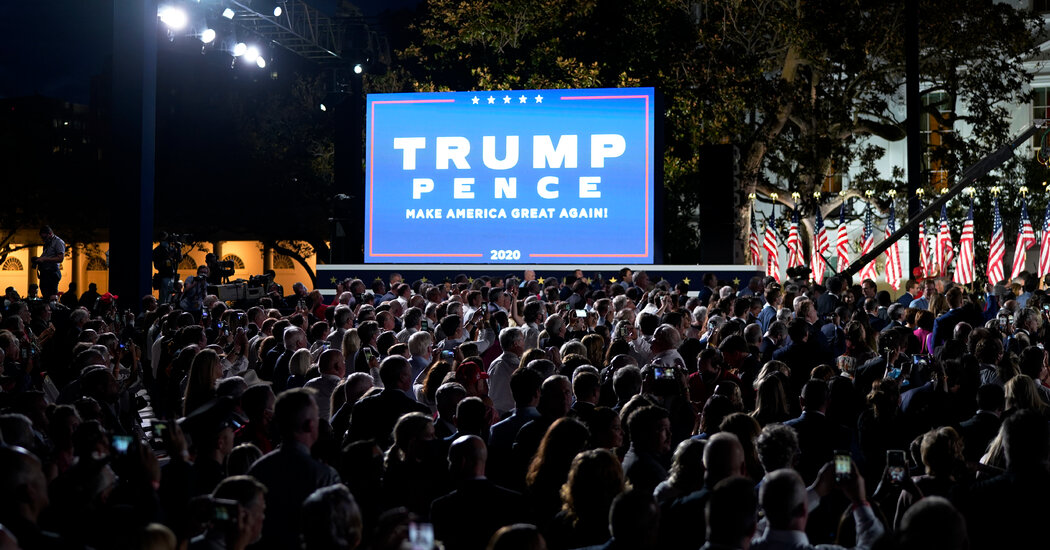 For Trump, G.O.P. Created an Alternative America Beyond
Covid-19 1
