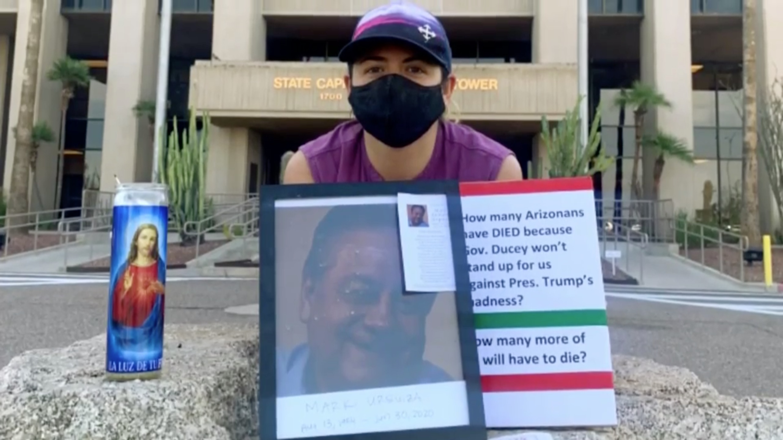 Woman who lost father to Covid-19: 'His only preexisting
condition was trusting Donald Trump' 1