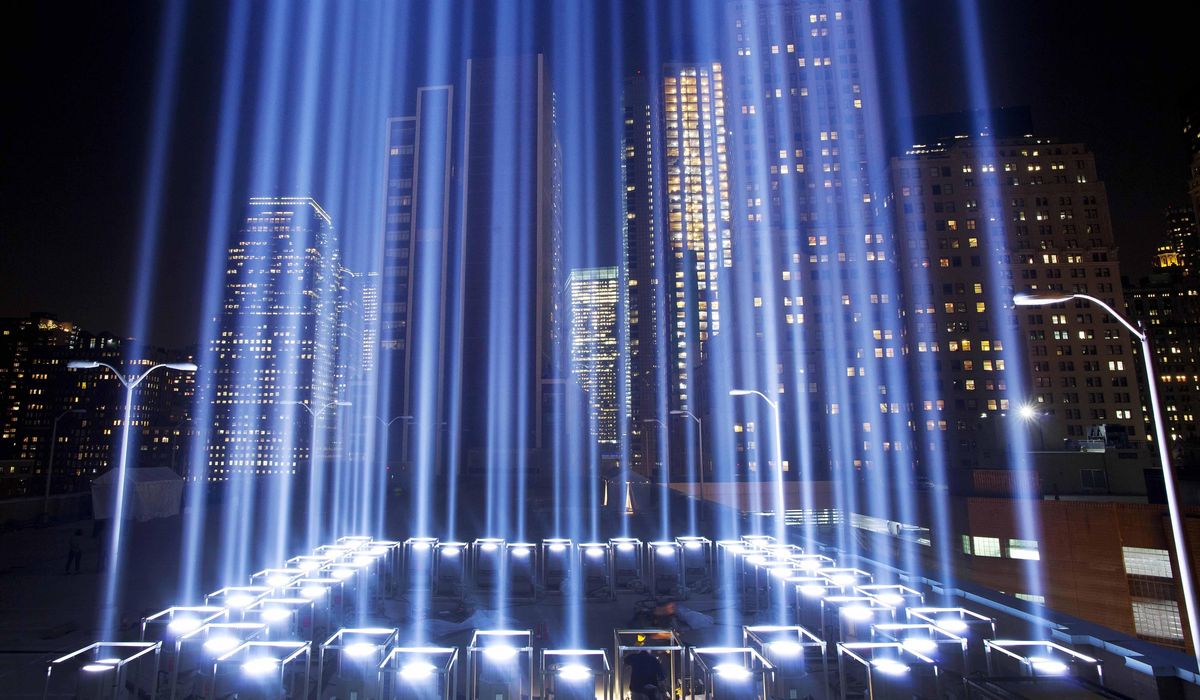9/11 'twin beams of light' tribute scrapped due to
coronavirus 1