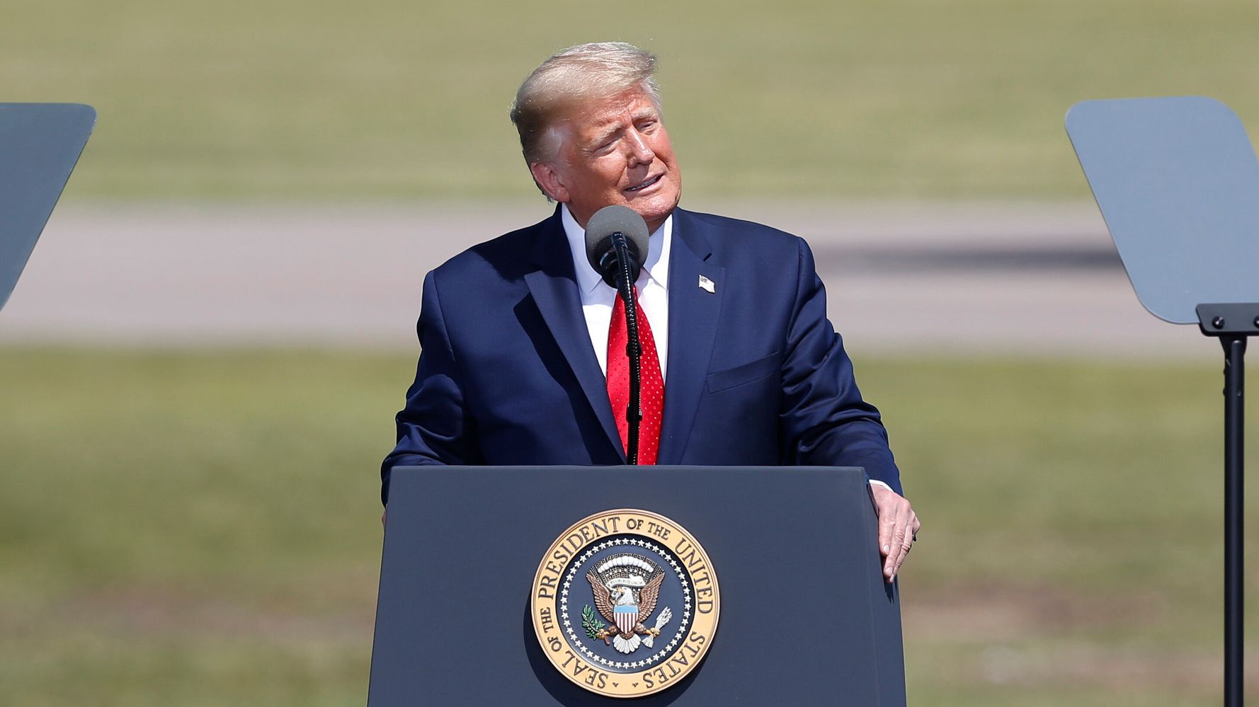 Trump Claims COVID-19 Is God Testing Him After He Built
‘Greatest Economy’ 1