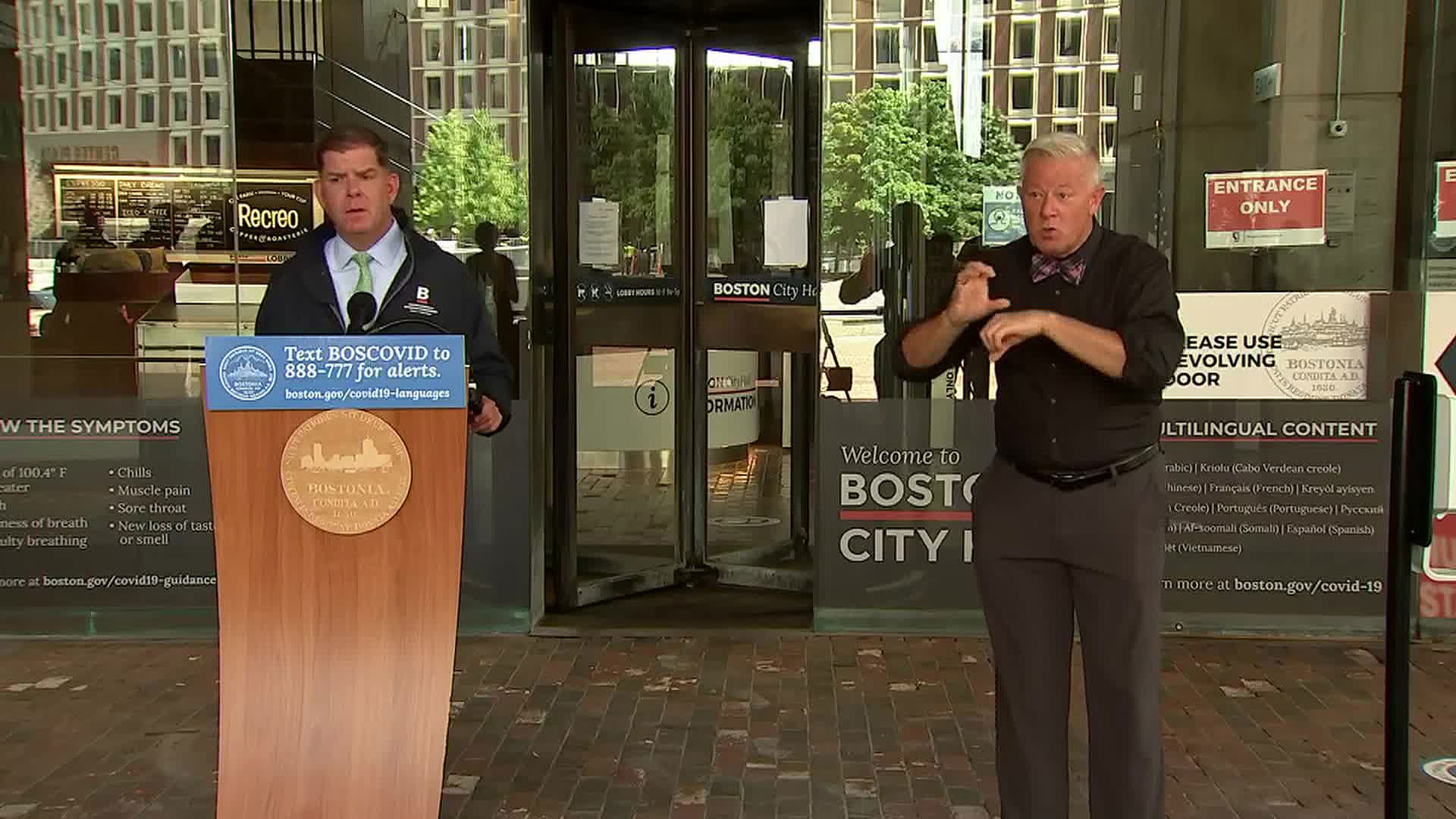 Boston seeing slight uptick in coronavirus cases, mayor
says 1