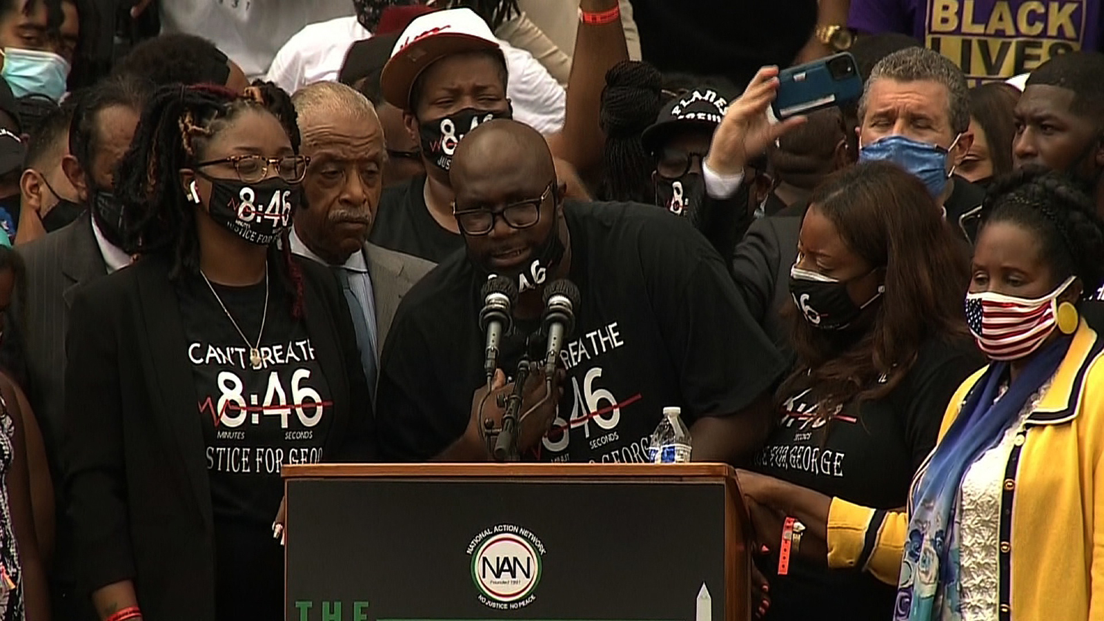 George Floyd's sister: 'We have to be the change' 1